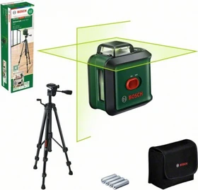 Bosch DIY UniversalLevel 360 Batterie-Kreuzlaser inkl. Tasche + Zubehör