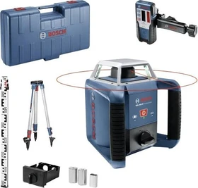Bosch Professional GRL 400 H Rotationslaser inkl. Koffer + Akku + Zubehör