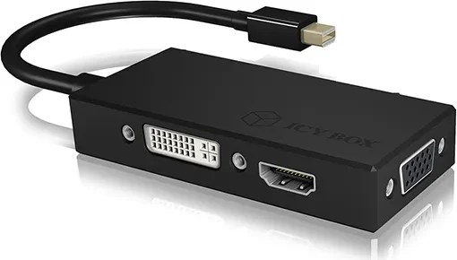 RaidSonic Icy Box IB-AC1032 Mini DisplayPort 1.2 auf HDMI/DVI/VGA Adapter