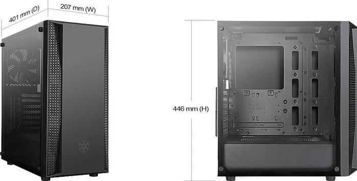 SilverStone Fara B1, Glasfenster