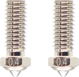 QIDI Druckdüse Plated Copper für X-Smart 3/X-Plus 3/X-Max 3/Q1-Pro 2er-Set, 0.4mm, 2er-Pack