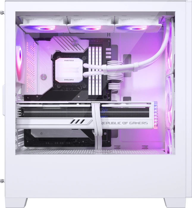 Phanteks XT Pro Ultra Matte White, weiß, Glasfenster