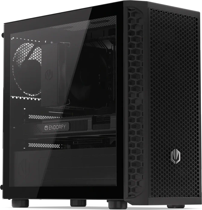 Endorfy Signum M30 Air Black, Glasfenster