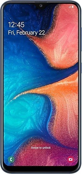 Samsung Galaxy A20 Duos blau