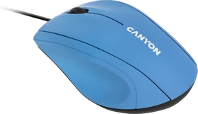 Canyon W-05 Wired Mouse hellblau, USB