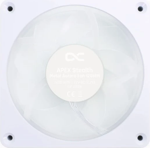 Alphacool Apex Stealth Metal Aurora, weiß, 120mm