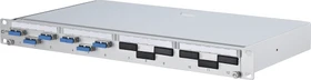 Metz Connect OpDAT PA splice LWL-Patchpanel SC-D Kupplungen, OS2 metall-, 6-Port, 1HE, 1HE