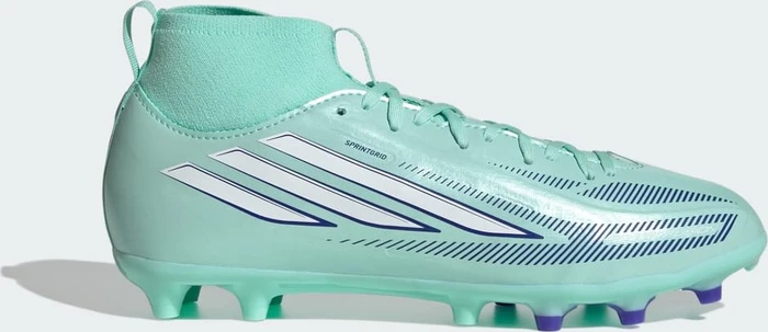 adidas F50 Sparkfusion League Mid Cut FG/AG clear mint/cloud white/solar purple (Junior)