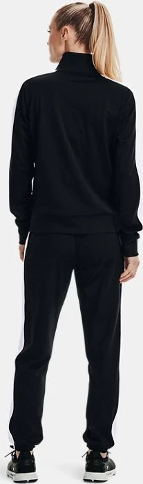 Under Armour Trikotstoff Trainingsanzug schwarz/weiß (Damen)