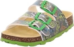 Superfit Fussbettpantoffel Sandale grau/mehrfarbig (Junior)