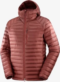 Salomon Elixir Micro Down Hooded Funktionsjacke rum raisin (Herren)