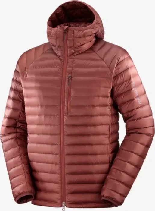 Salomon Elixir Micro Down Hooded Funktionsjacke rum raisin (Herren)
