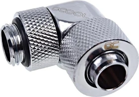 Alphacool Eiszapfen 90° Schlauchanschluss G1/4" auf 13/10mm, verchromt