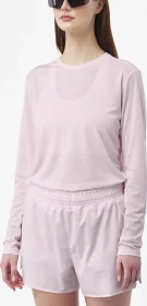 Salomon Shakeout Core Laufshirt langarm icy pink (Damen)