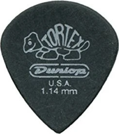 Dunlop Tortex Pitch Black Jazz III Pick, 1.14mm, 12-Pack