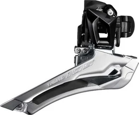 Shimano 105 FD-R7000-B 2-fach 11s Umwerfer Schelle (Bottom Swing) 34.9mm silky black