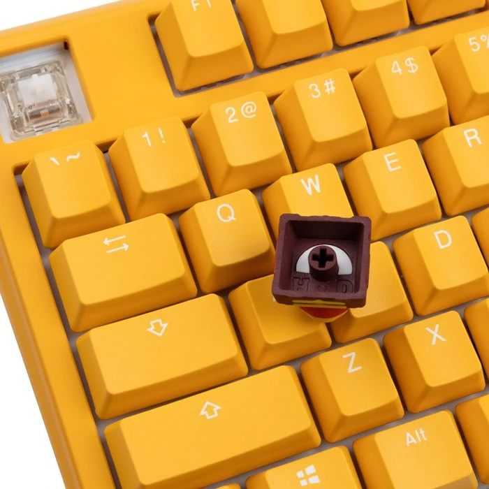 Ducky x Hot Keys Project Ducky League Keycap Super Hero - Rocket, Kunstharz (Resin), gelb/rot, 1 Taste
