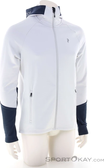 Peak Performance Rider Essentials Midlayer Zip Hood Jacke antarctica/blue shadow (Herren)
