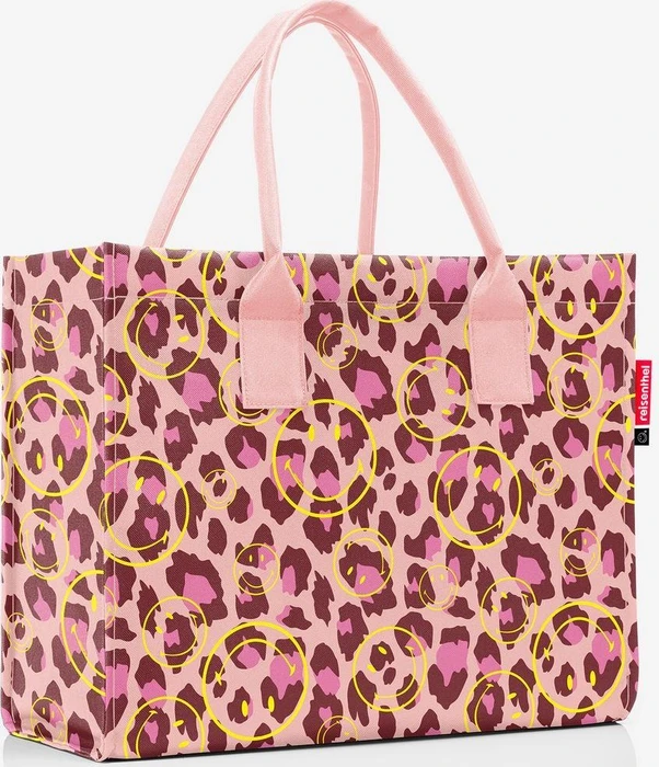 Reisenthel daily Shopper smiley leo blush