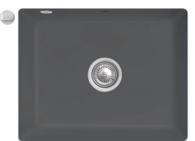 Villeroy & Boch Subway 60 SU Unterbau Becken mittig mit Ablauffernbedienung graphite