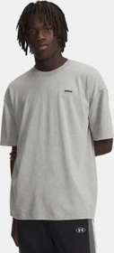 Under Armour Heavyweight Logo Wash T-Shirt kurzarm titanium/white (Herren)