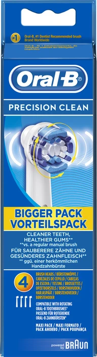 Oral-B Precision Clean Ersatzbürste, 4 Stück