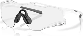Oakley Cybr Zero matte white/clear to black iridium photochromic