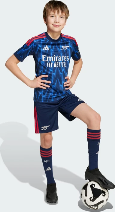 adidas FC Arsenal 2025/2026 Auswärtsshorts night indigo/grey two (Junior)