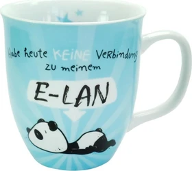 Sheepworld Kaffeebecher Habe heute keine Verbindung zu meinem E-LAN 400ml