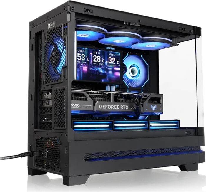 Thermaltake Arcus 190 TG ARGB Black, Glasfenster
