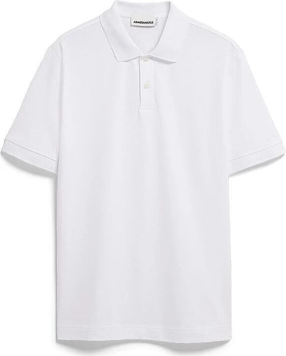 Armedangels Maario Poloshirt kurzarm weiß (Herren)