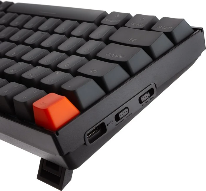 Keychron K2 V2, LEDs weiß, Gateron RED, USB/Bluetooth, DE