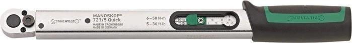 Stahlwille Manoskop 721/5 Quick Drehmomentschlüssel, 3/8"