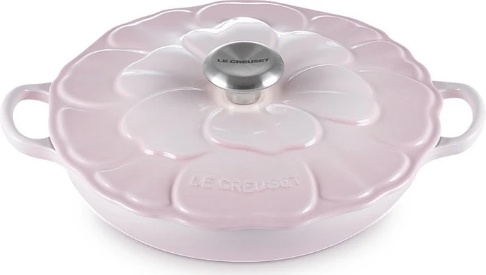 Le Creuset Gourmet-Profitopf Bräter Blume aus Gusseisen rund 26cm 2.2l