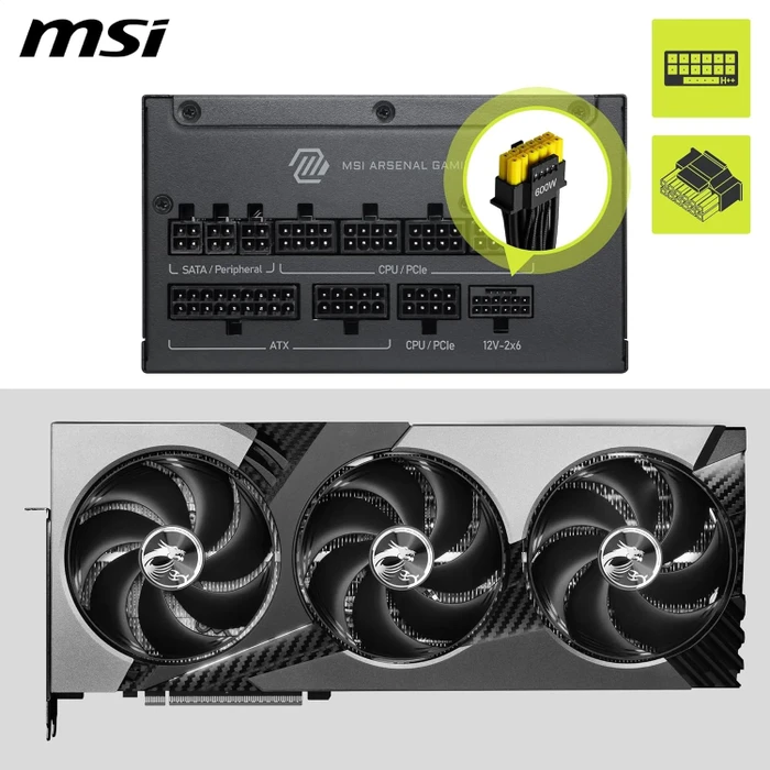 MSI MAG A1000PLS PCIE5 1000W, ATX 3.1