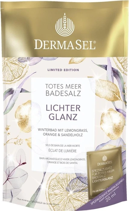 Dermasel Limited Edition Totes Meer Winterbad Lichter Glanz Badesalz, 400g