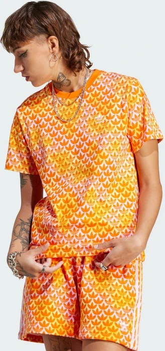 adidas Trefoil Monogram T-Shirt kurzarm (Damen)