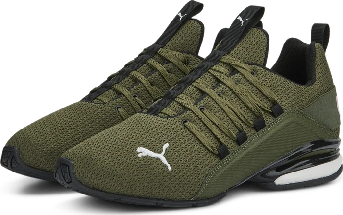 Puma Softride One4All Camo green moss/puma black/feather gray