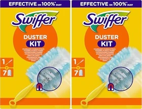 Swiffer Staubmagnet mit Febrezeduft Staubwischer-Set (Griff + 7 Tücher)