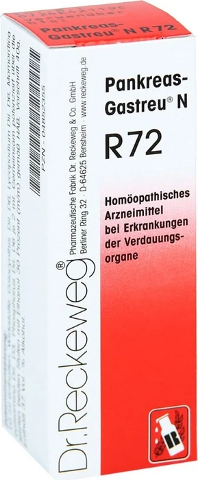 Dr.Reckeweg Pankreas Gastreu N R72 Tropfen, 22ml