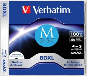 Verbatim M-DISC BD-R XL 100GB, 4x, 1er Jewelcase