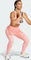 adidas Optime Full-Length Hose lang semi pink spark (Damen) Vorschaubild