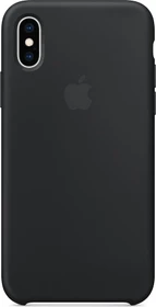 Apple Silikon Case für iPhone XS schwarz