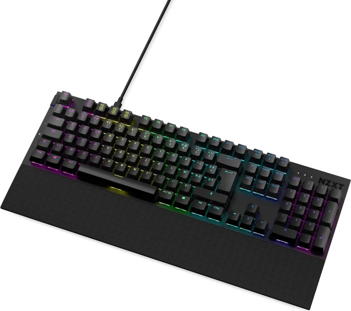NZXT Function, matt schwarz, LEDs RGB, hot-swap, Gateron RED, USB, FR