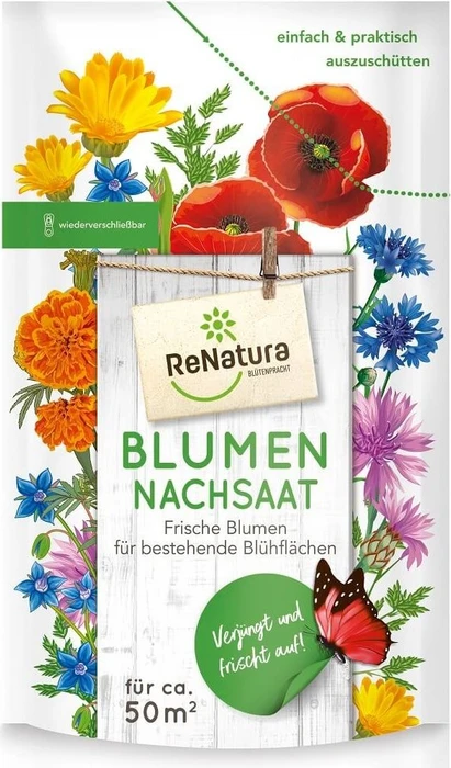 ReNatura Blumennachsaat Saatgut, 275g