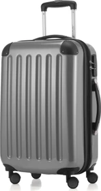 Hauptstadtkoffer Alex Spinner erweiterbar 55cm silber glänzend