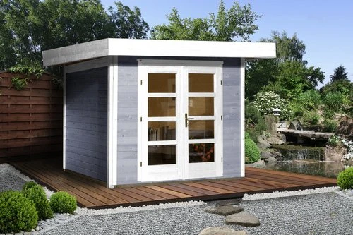 Weka 126 295x211cm Gerätehaus grau