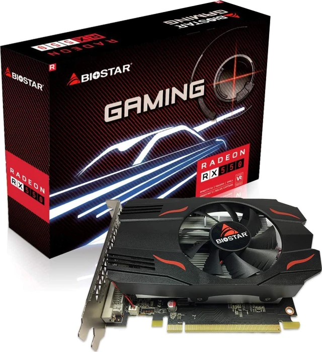 Biostar Radeon RX 550, 4GB GDDR5, DVI, HDMI, DP