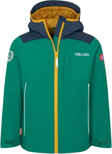 Trollkids Bergen Funktionsjacke jungle green (Junior)