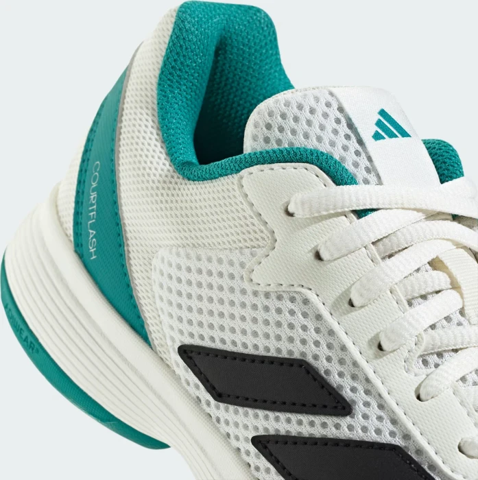 adidas Courtflash off white/pure teal (Junior)